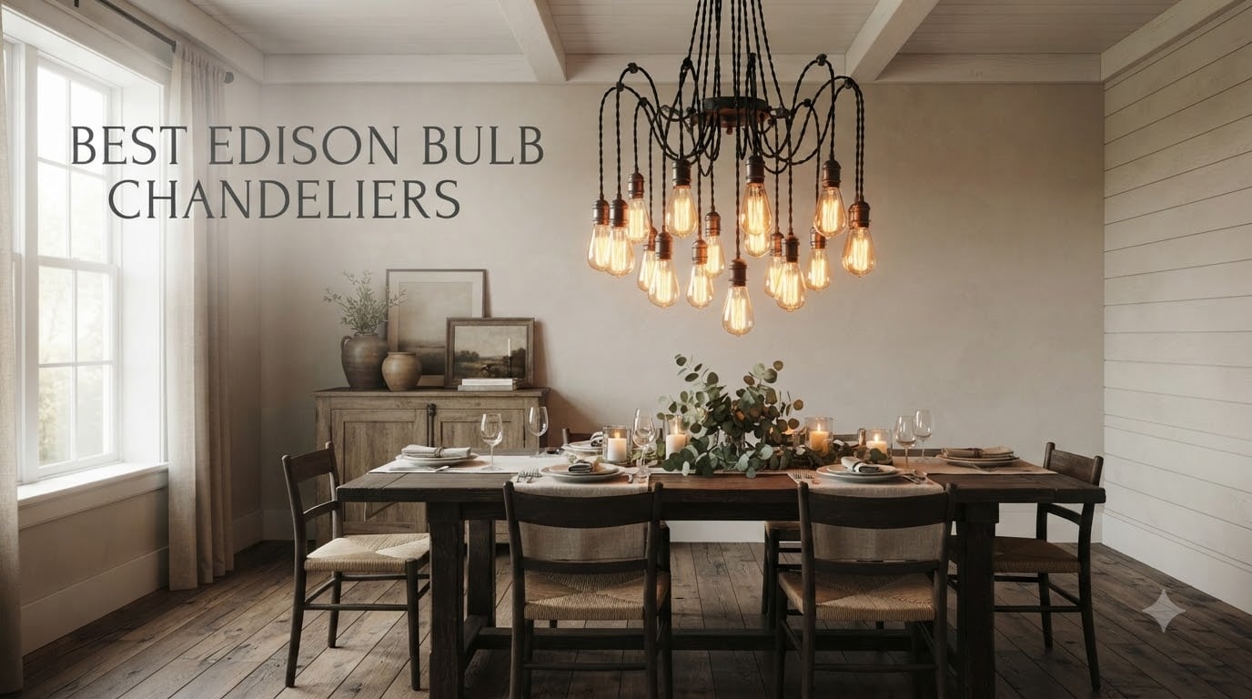 best edison bulb chandeliers