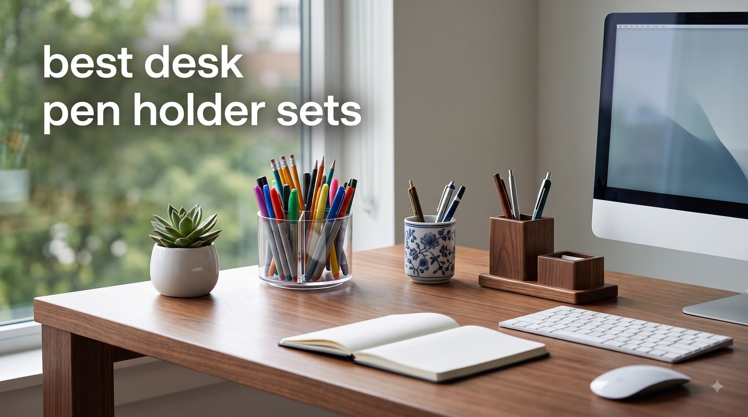 best desk pen holder sets