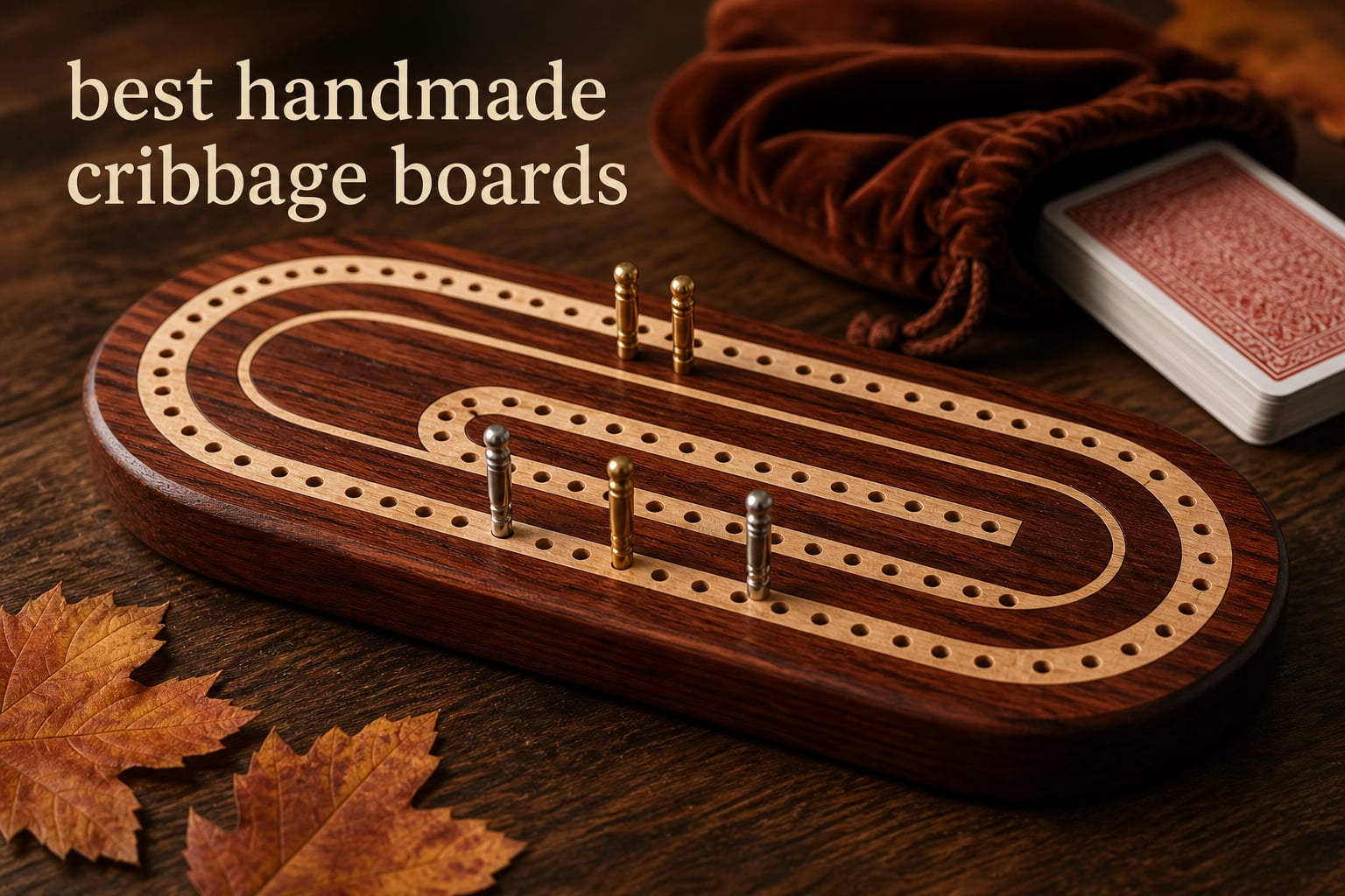 best handmade cribbage boards