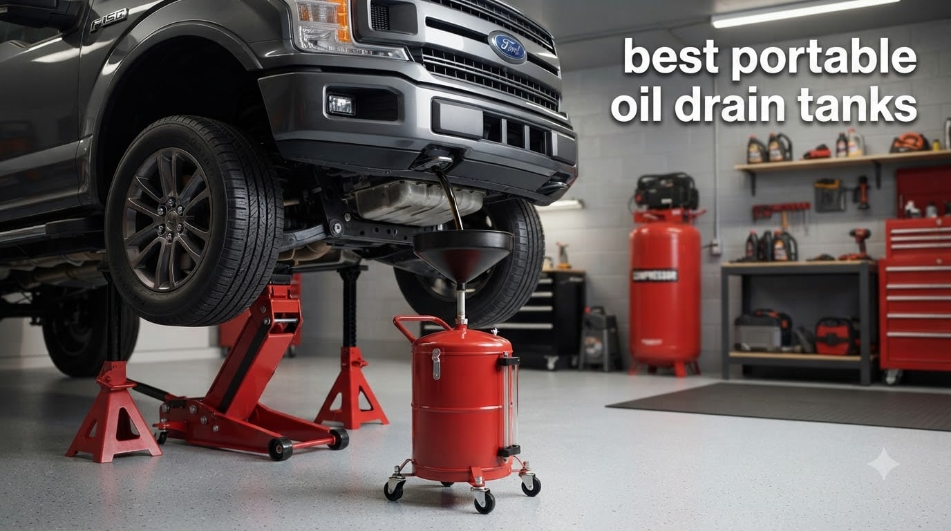 best portable oil drain tanks