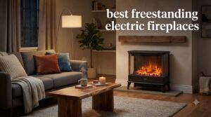 best freestanding electric fireplaces