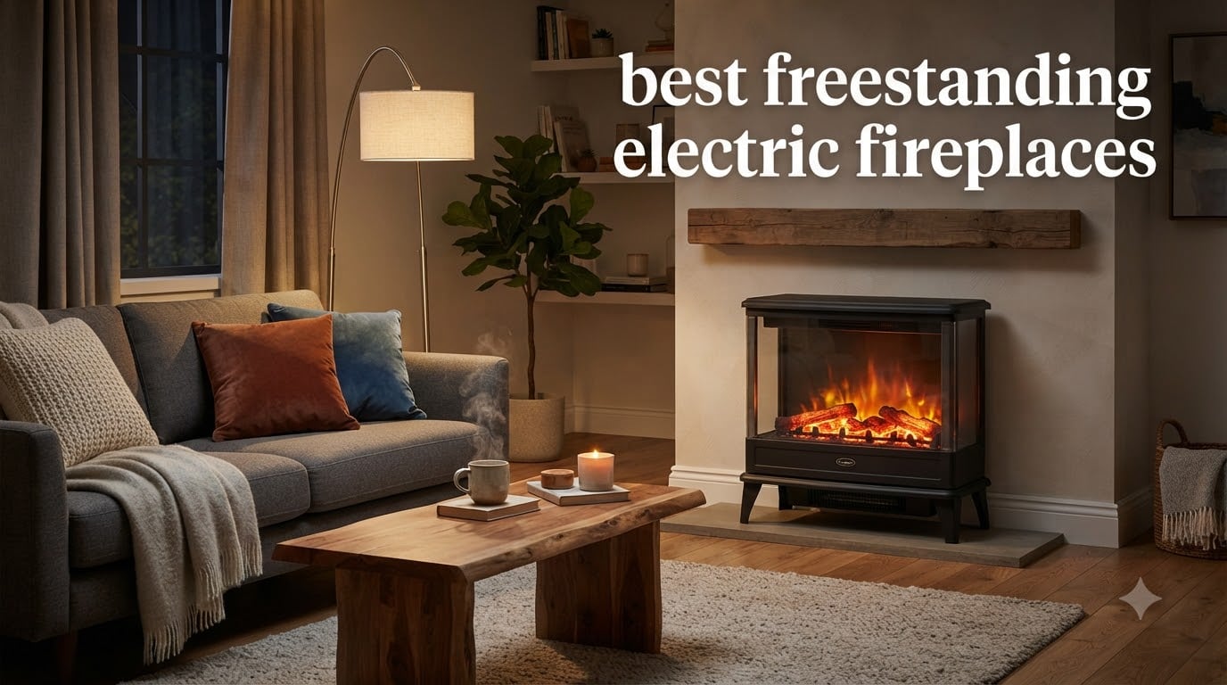 best freestanding electric fireplaces
