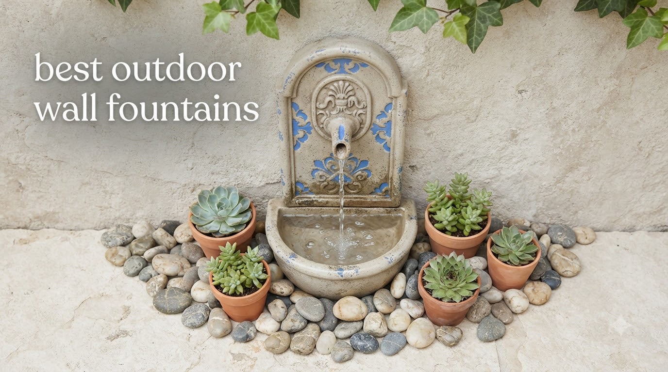 best outdoor wall fountains