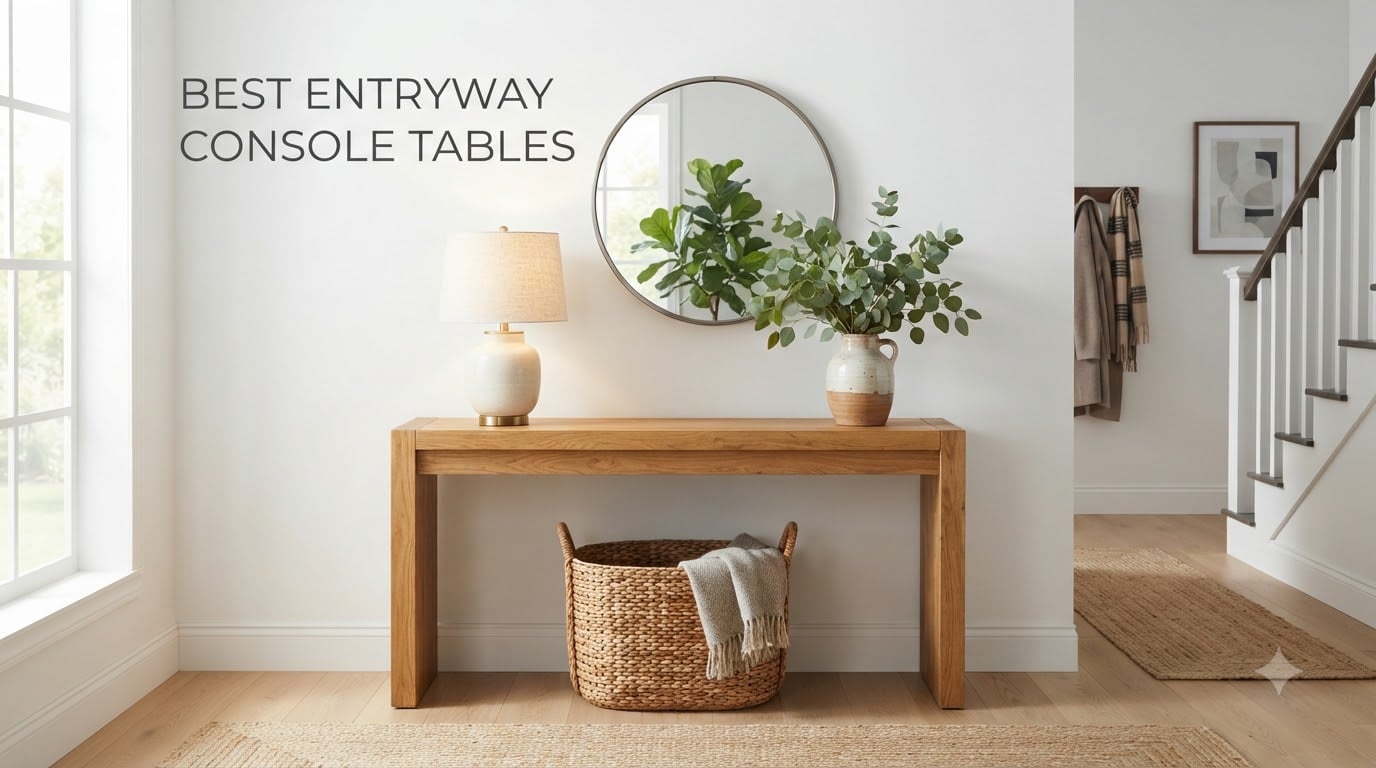 best entryway console tables