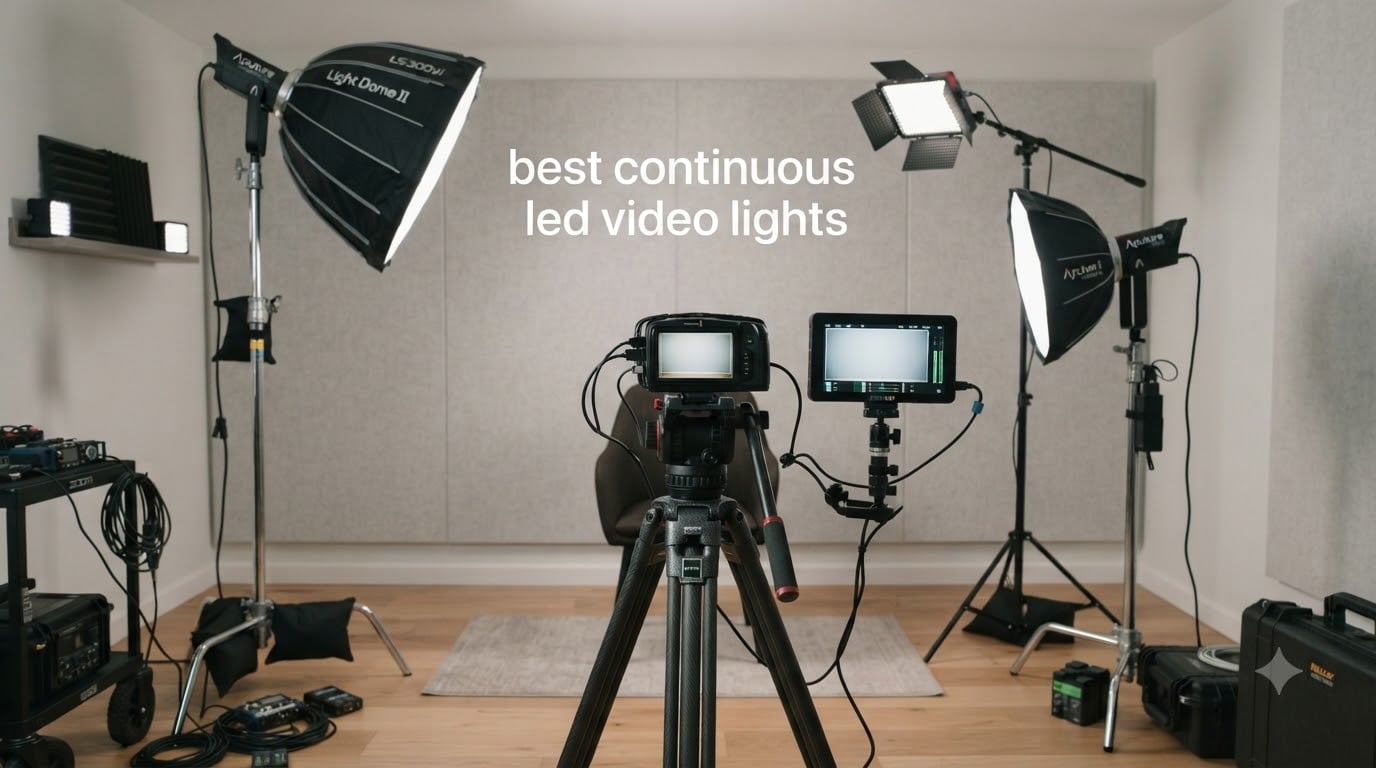 best continuous led video lights