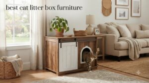 best cat litter box furniture