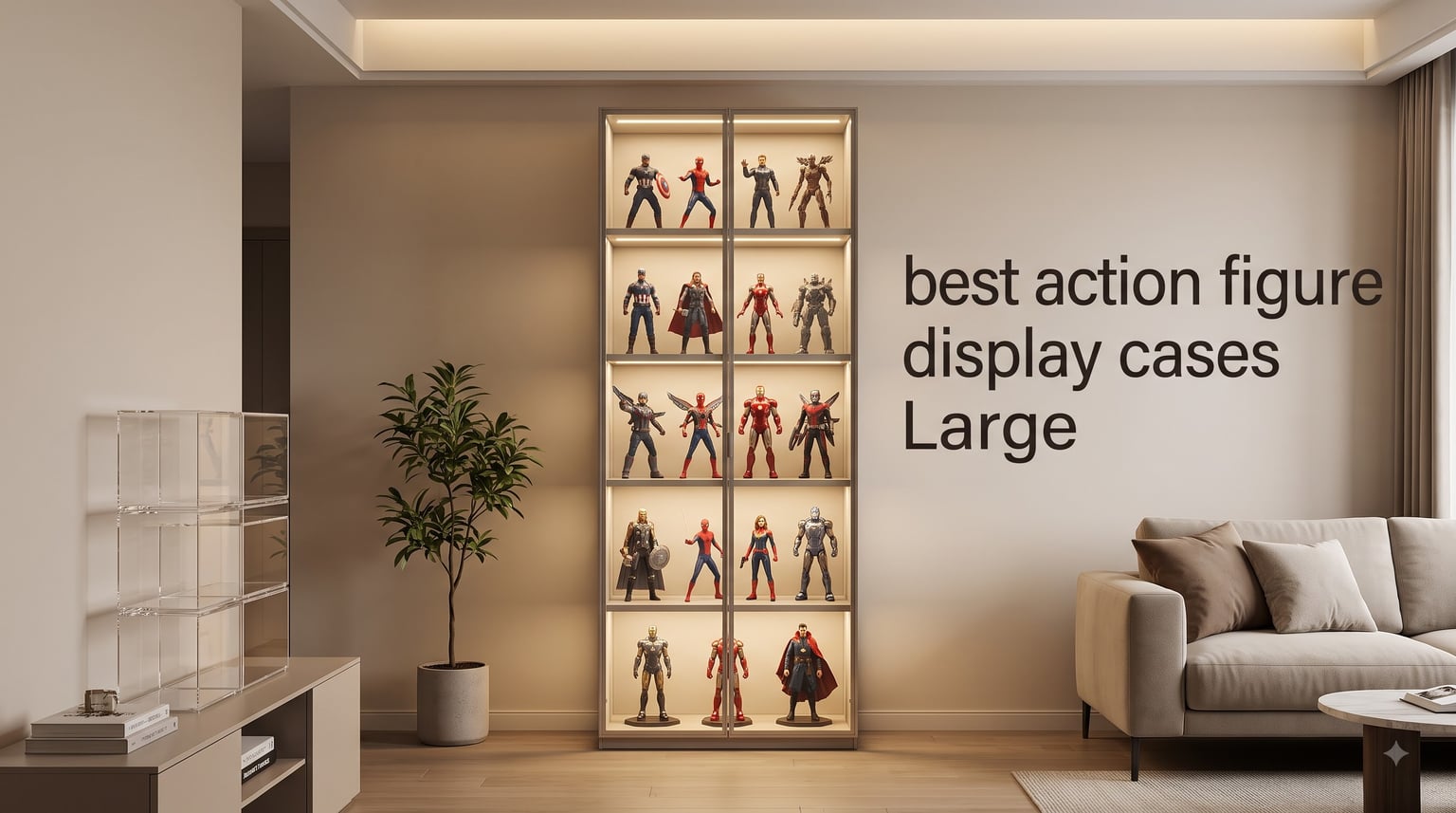 best action figure display cases large