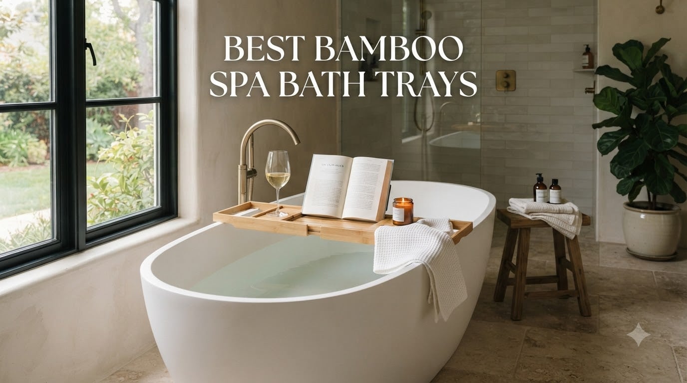 best bamboo spa bath trays