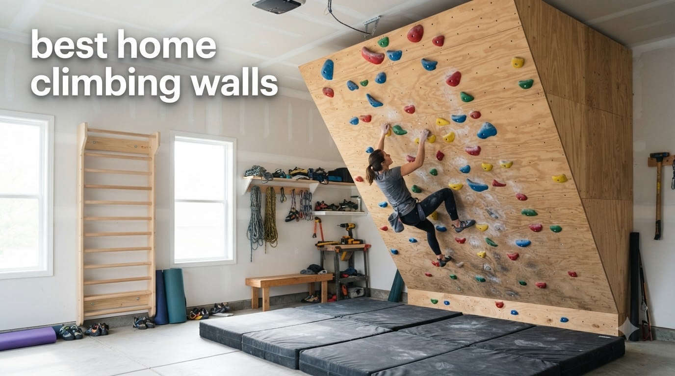 best home climbing walls