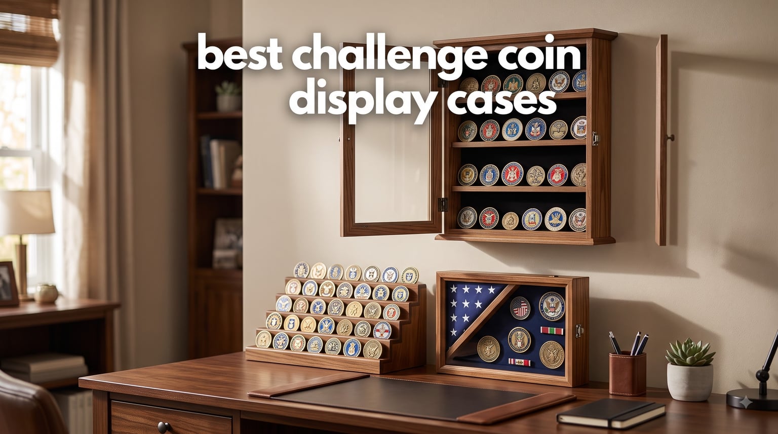 best challenge coin display cases