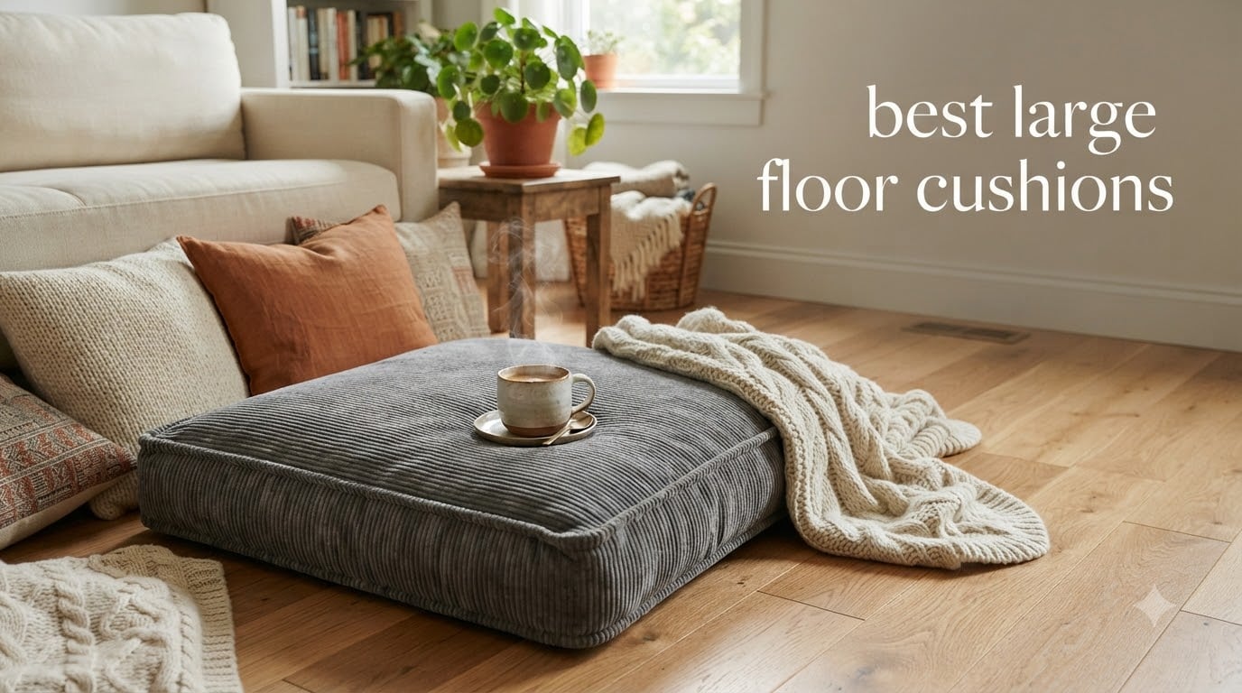 best large floor cushions