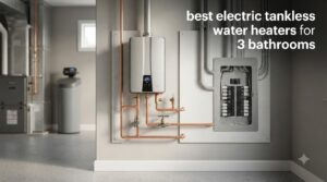 best electric tankless water heaters for 3 bathrooms