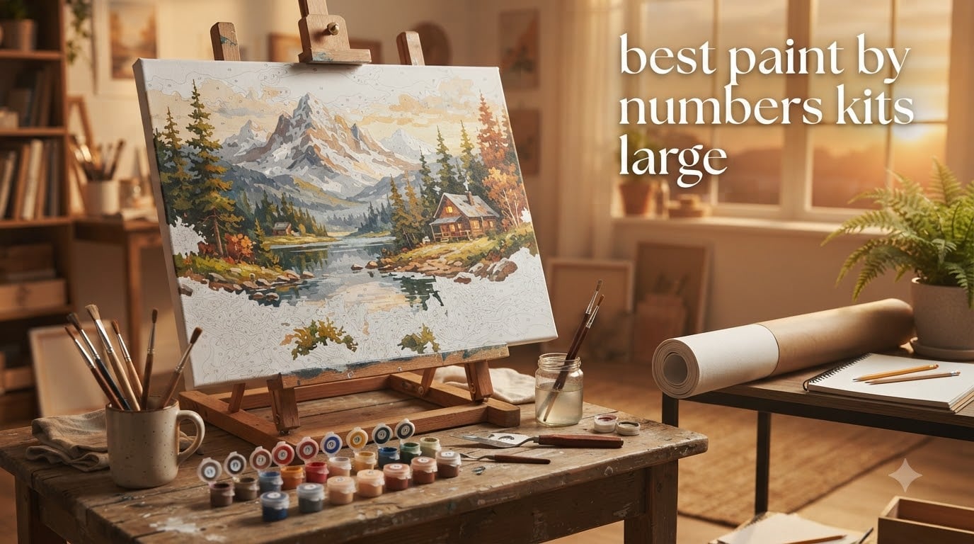 best paint by numbers kits large
