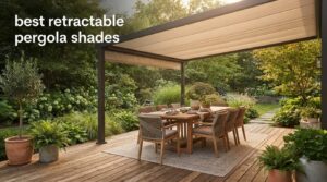 best retractable pergola shades