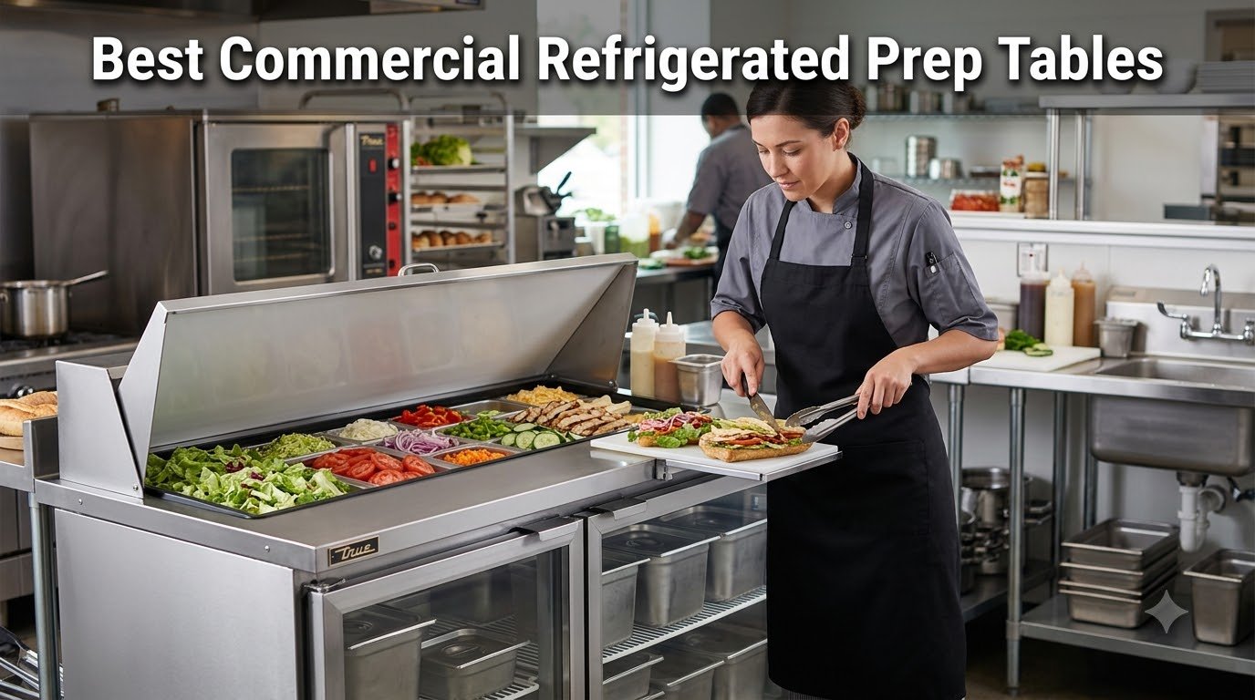 best commercial refrigerated prep tables