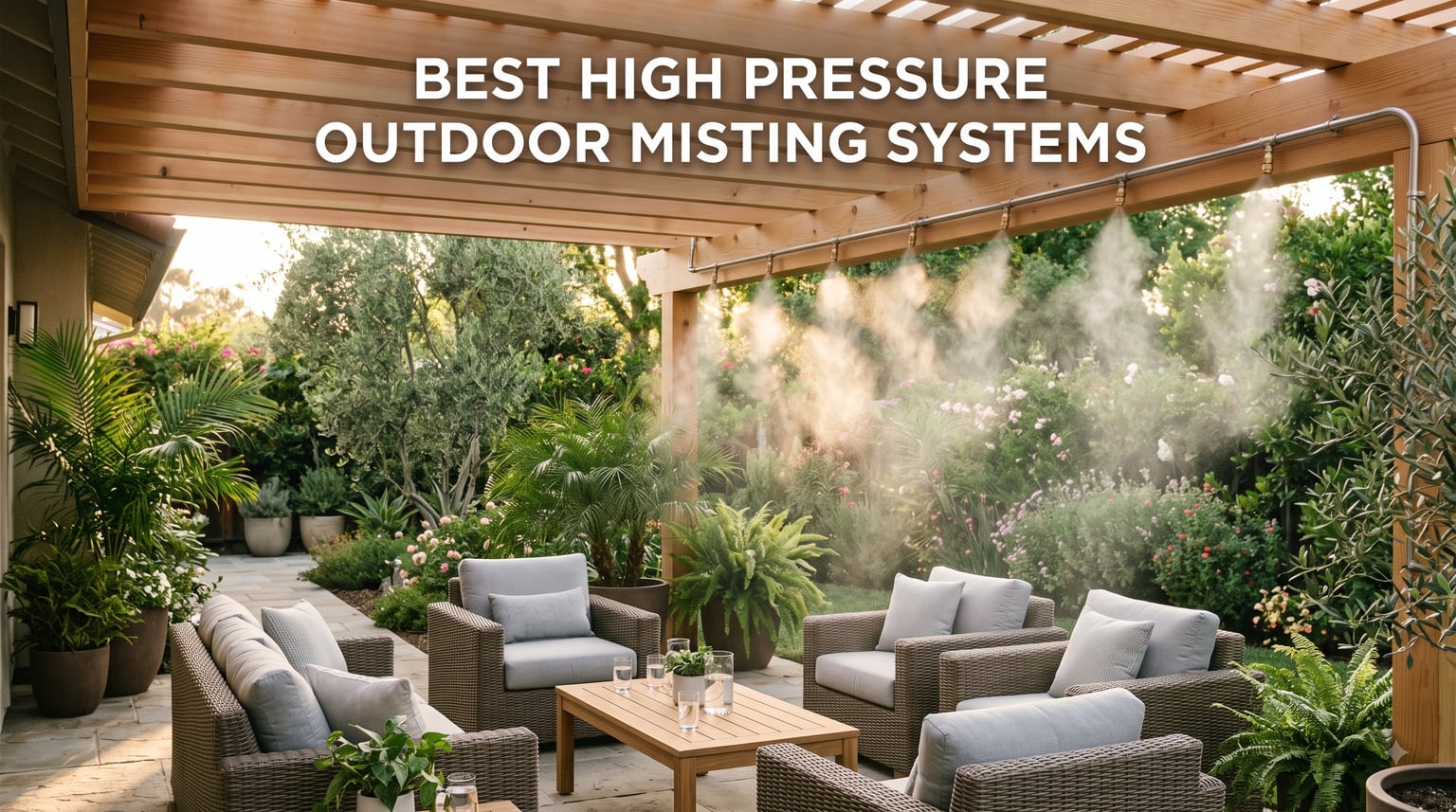 best high pressure outdoor misting systems