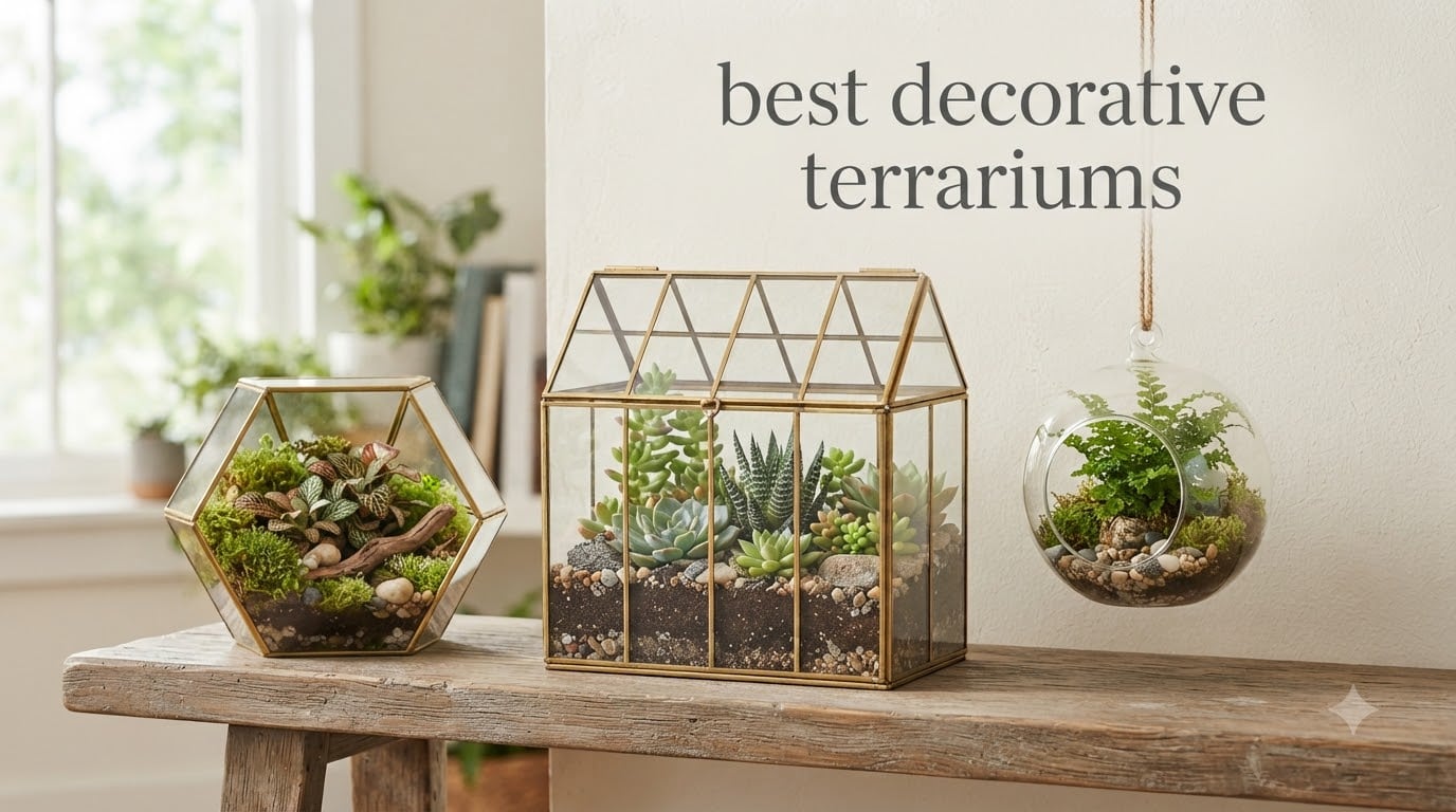 best decorative terrariums