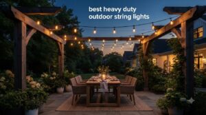 best heavy duty outdoor string lights
