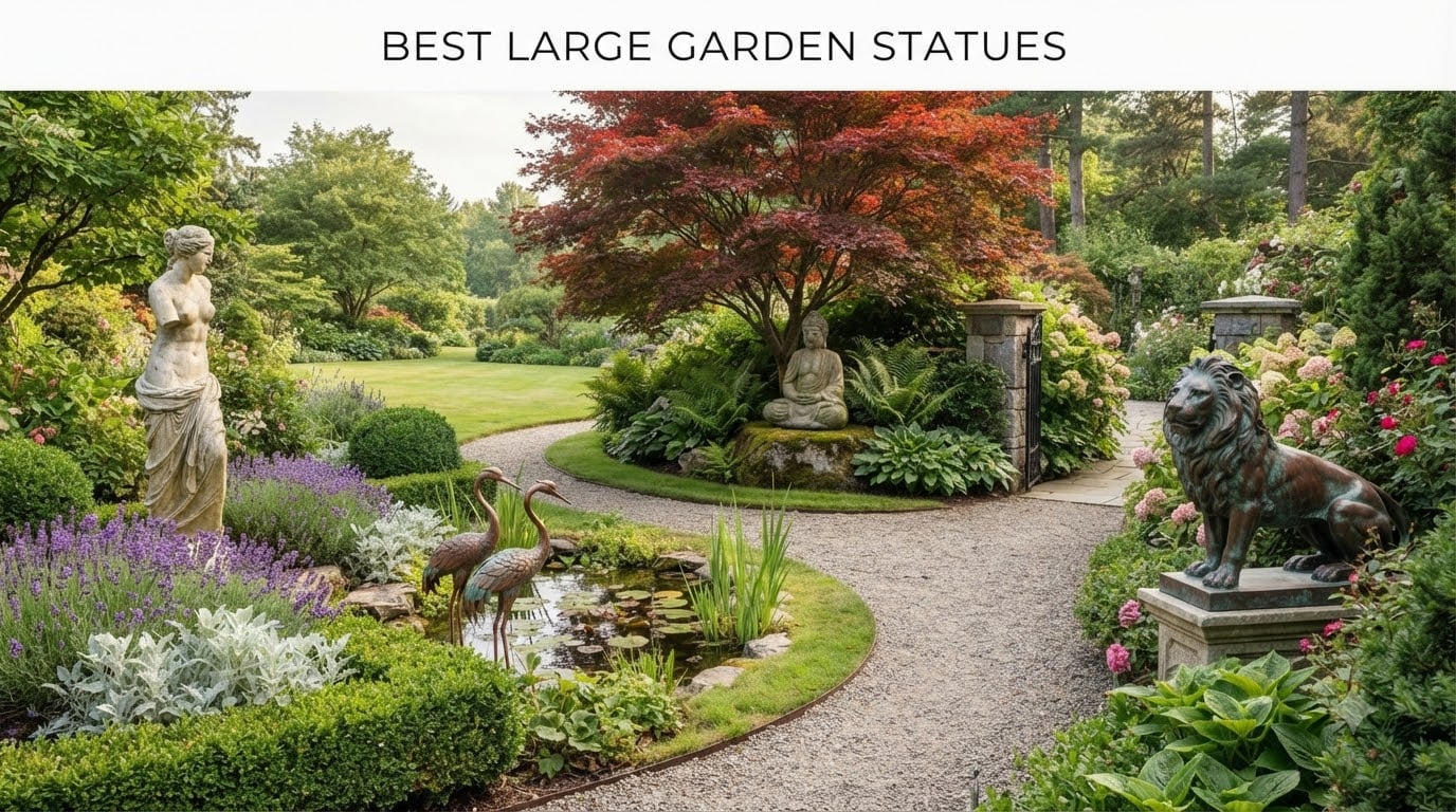 best large garden statues