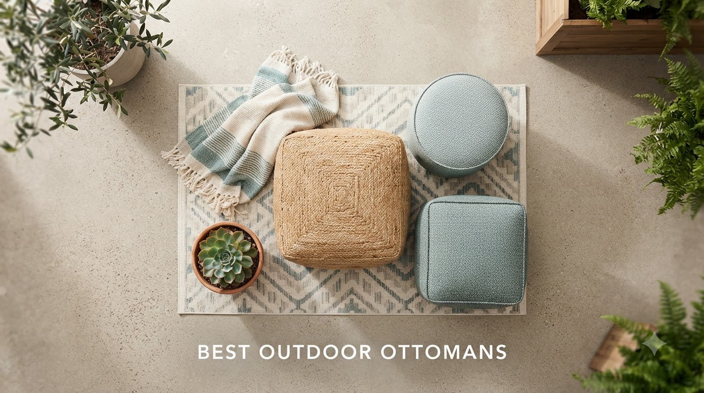 best outdoor ottomans