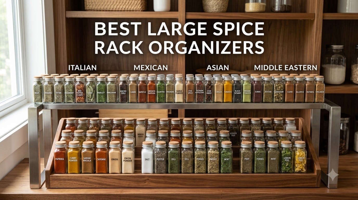 best large spice rack organizers
