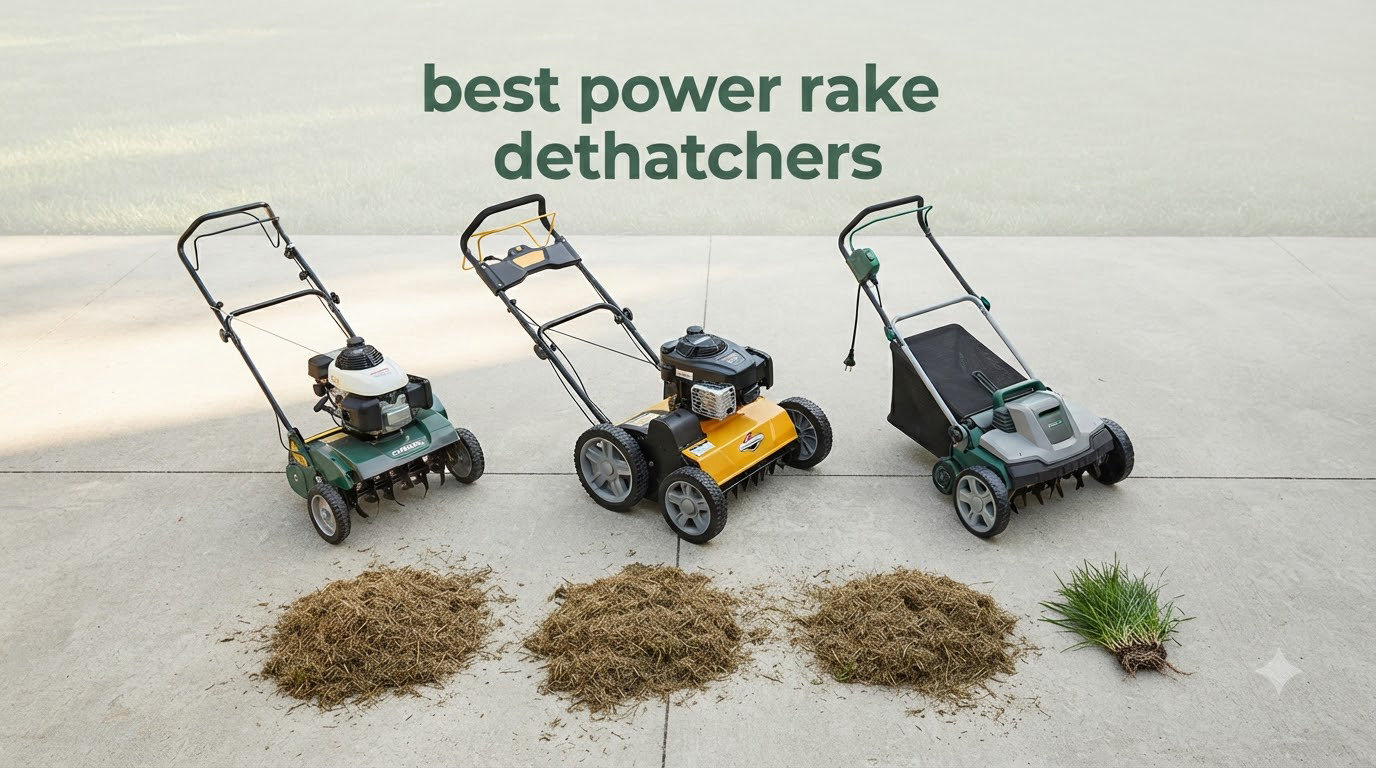 best power rake dethatchers