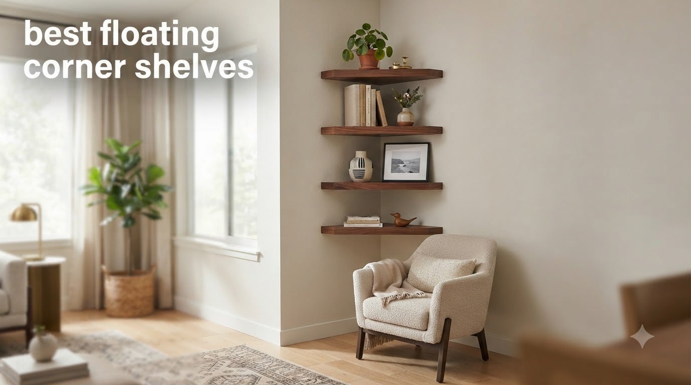 best floating corner shelves