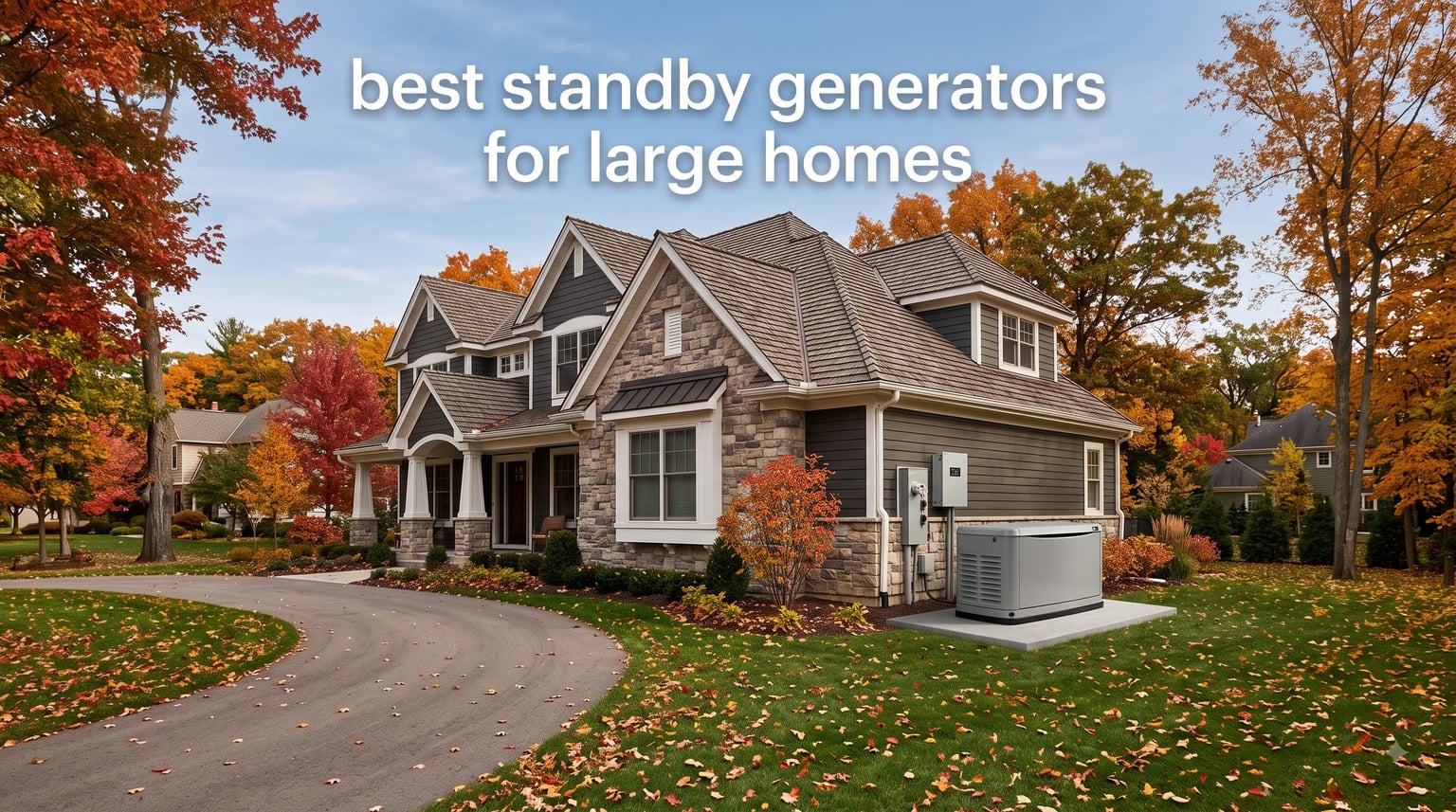 best standby generators for large homes