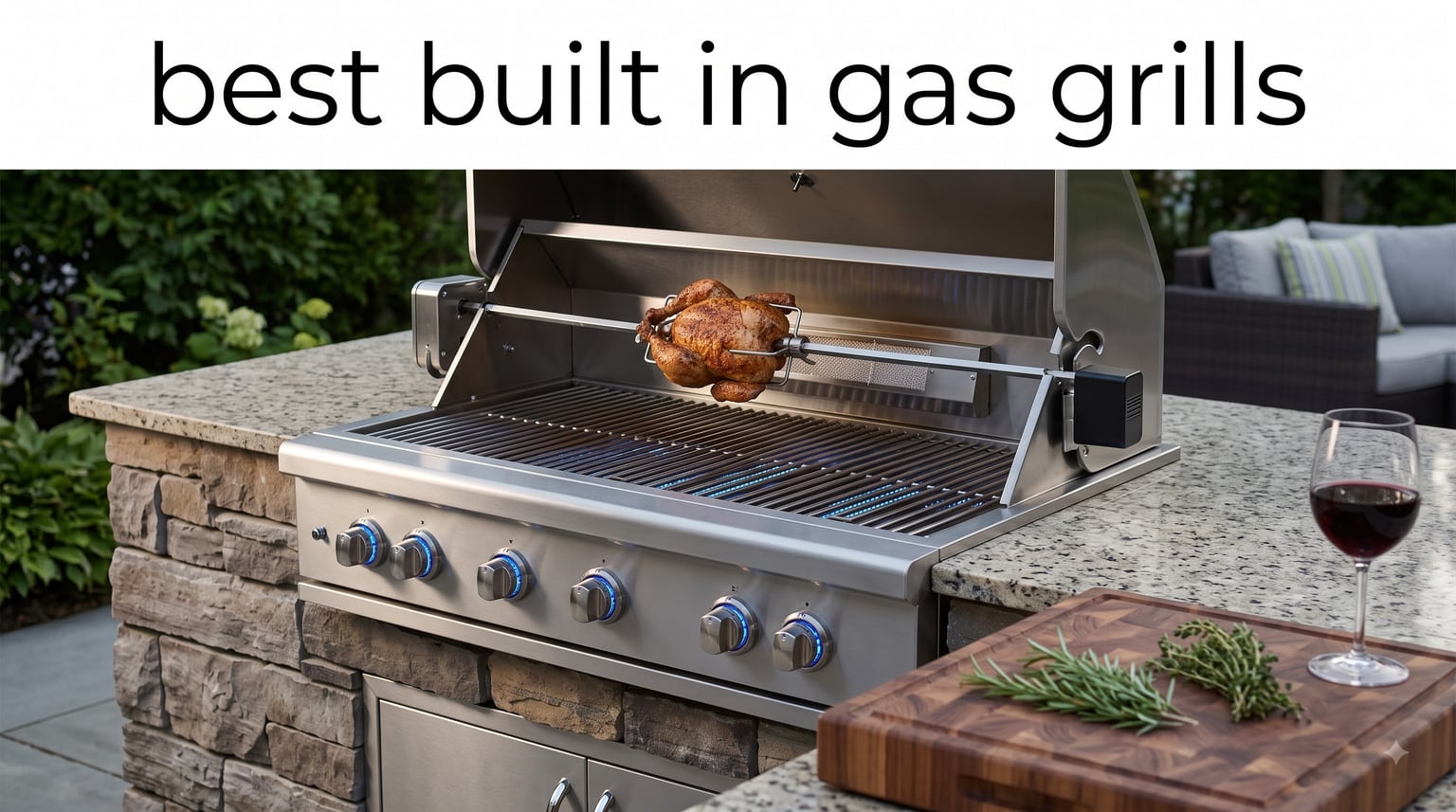 best built in gas grills