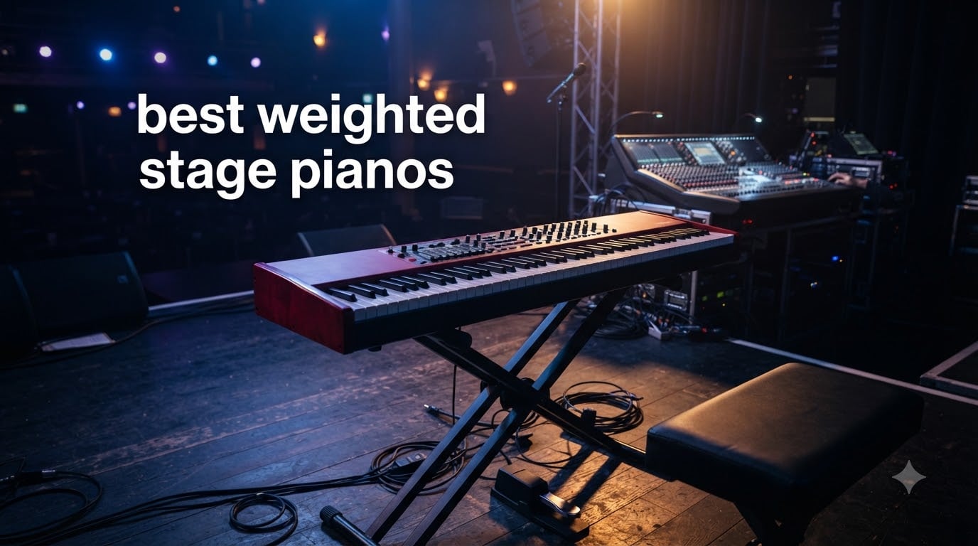 best weighted stage pianos