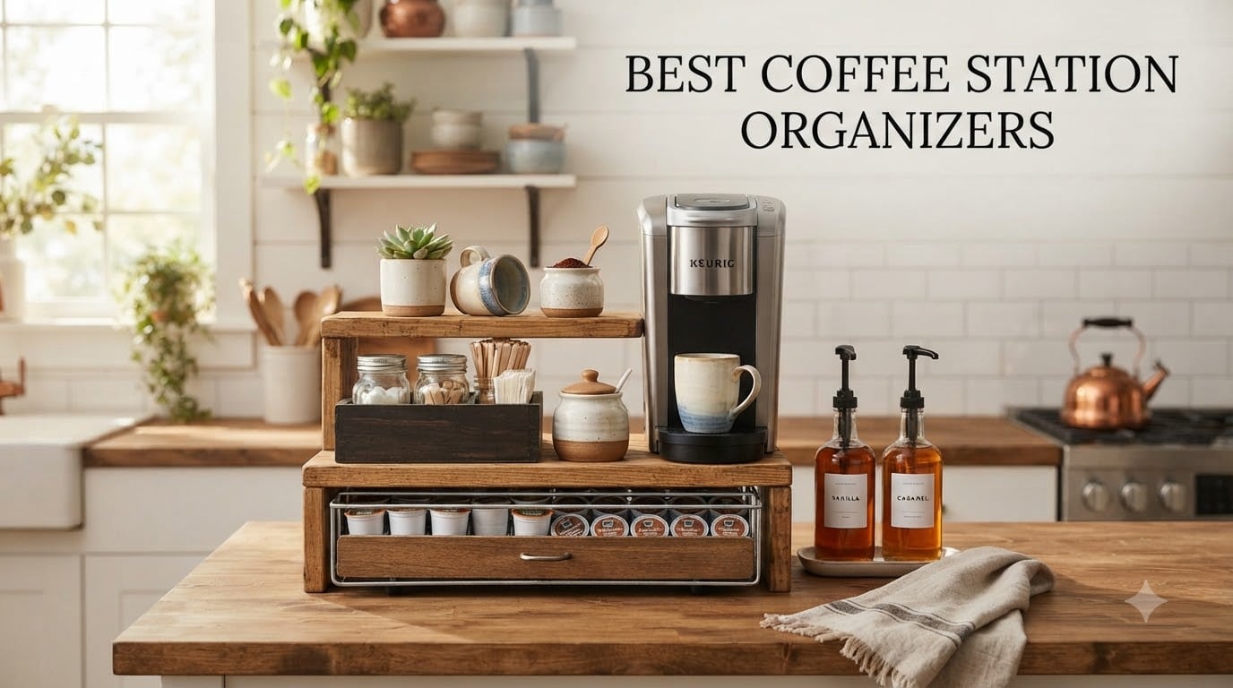 best coffee station organizers