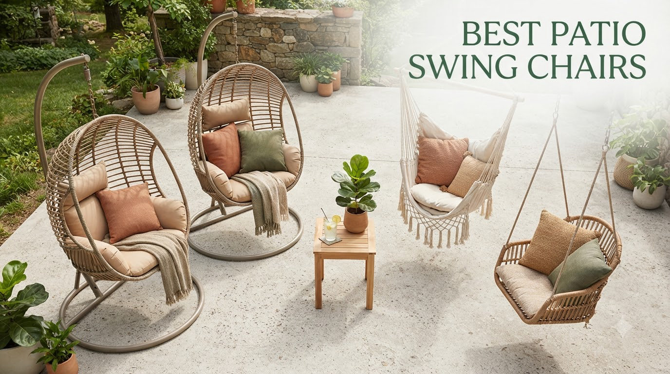 best patio swing chairs