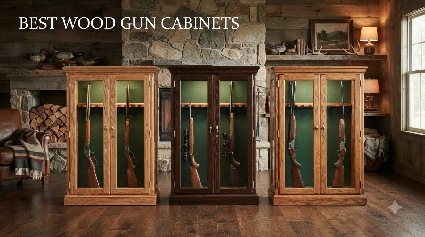 best wood gun cabinets