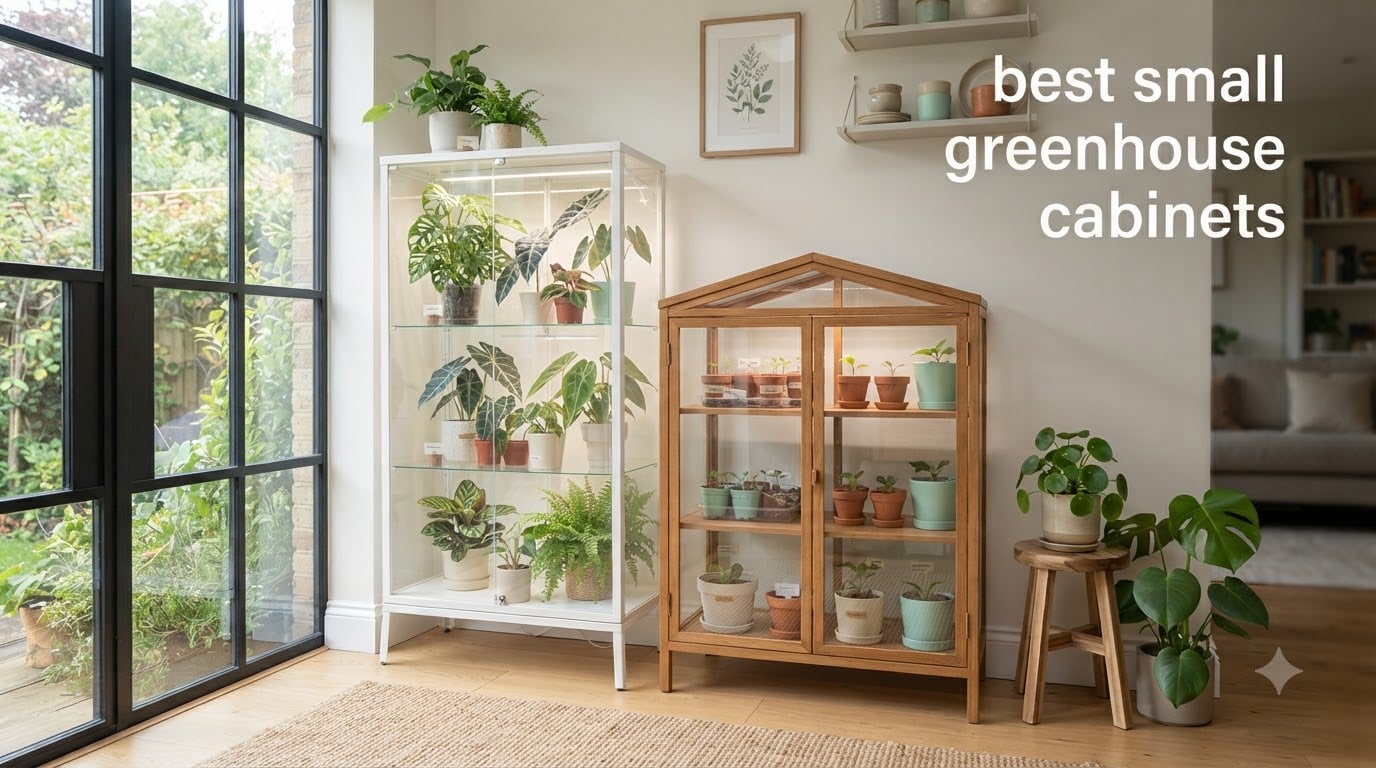 best small greenhouse cabinets