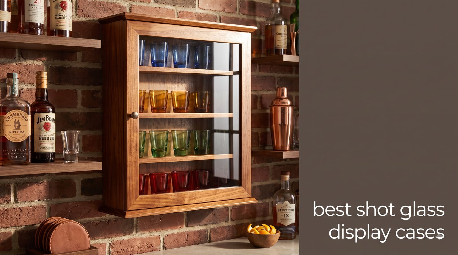 best shot glass display cases