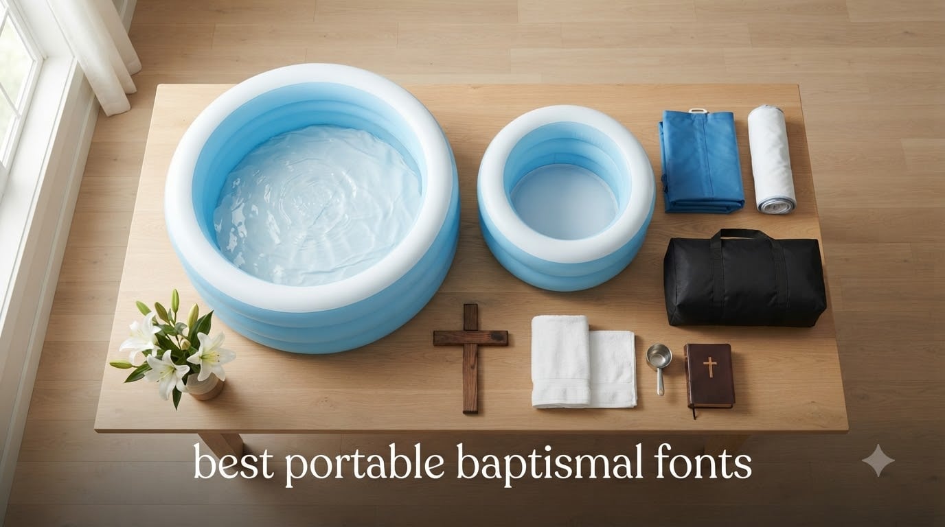 best portable baptismal fonts