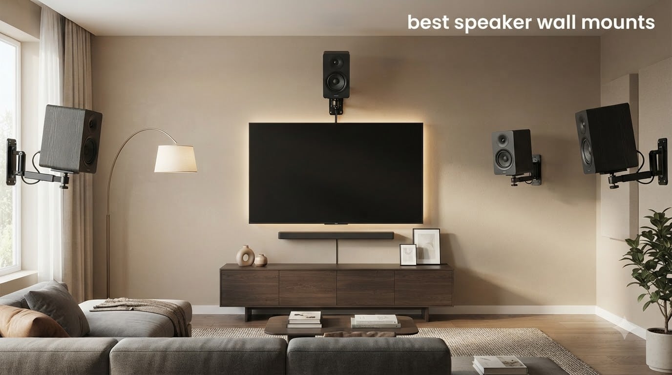 best speaker wall mounts