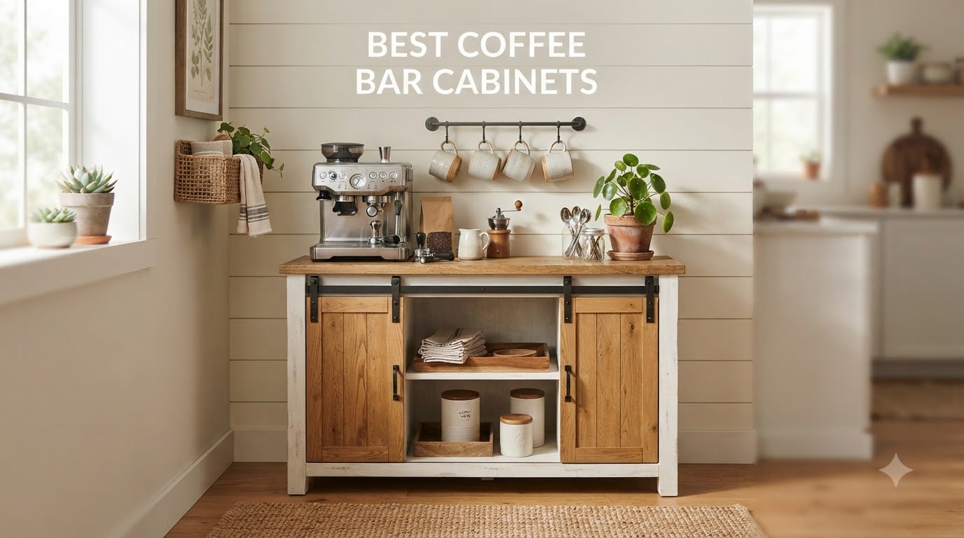 best coffee bar cabinets