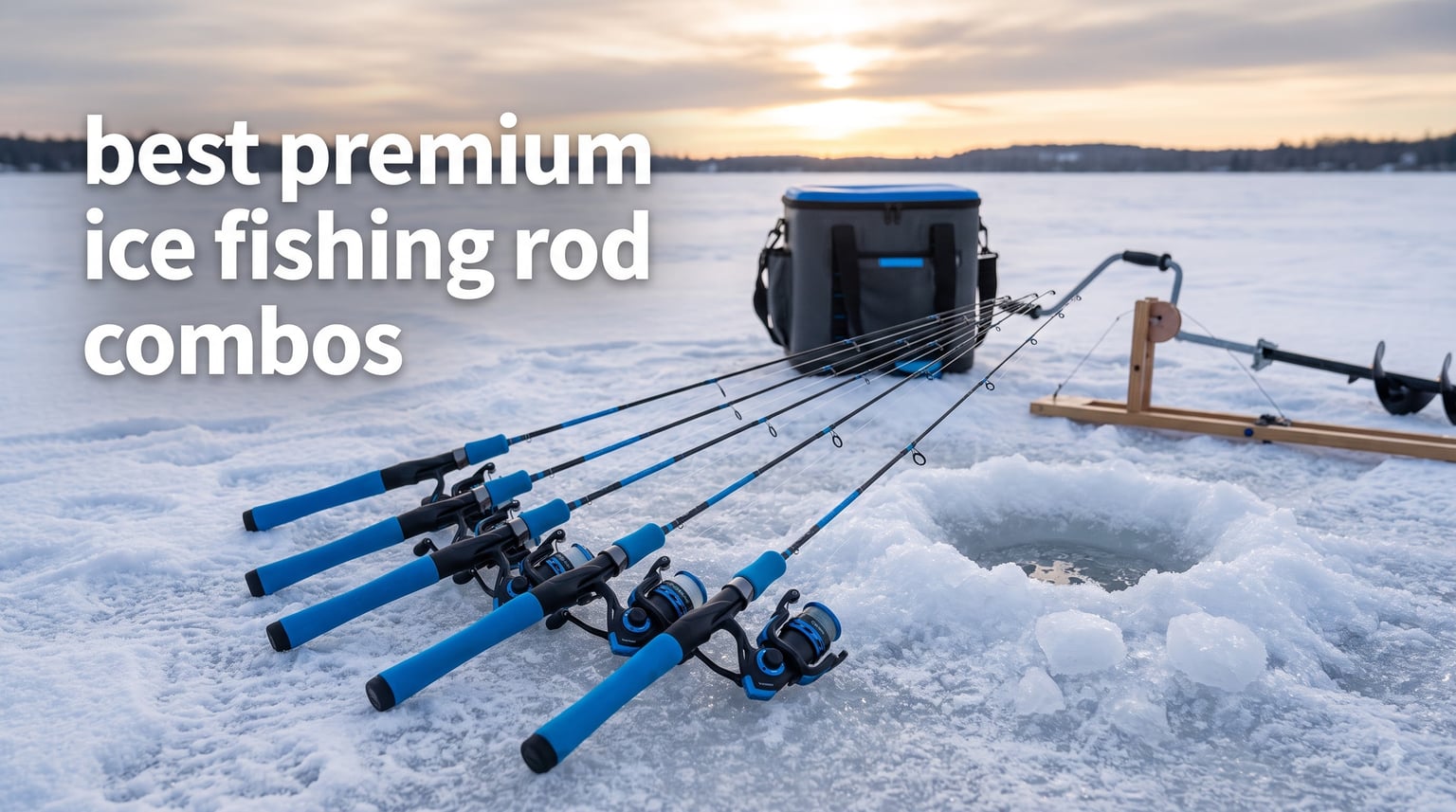 best premium ice fishing rod combos