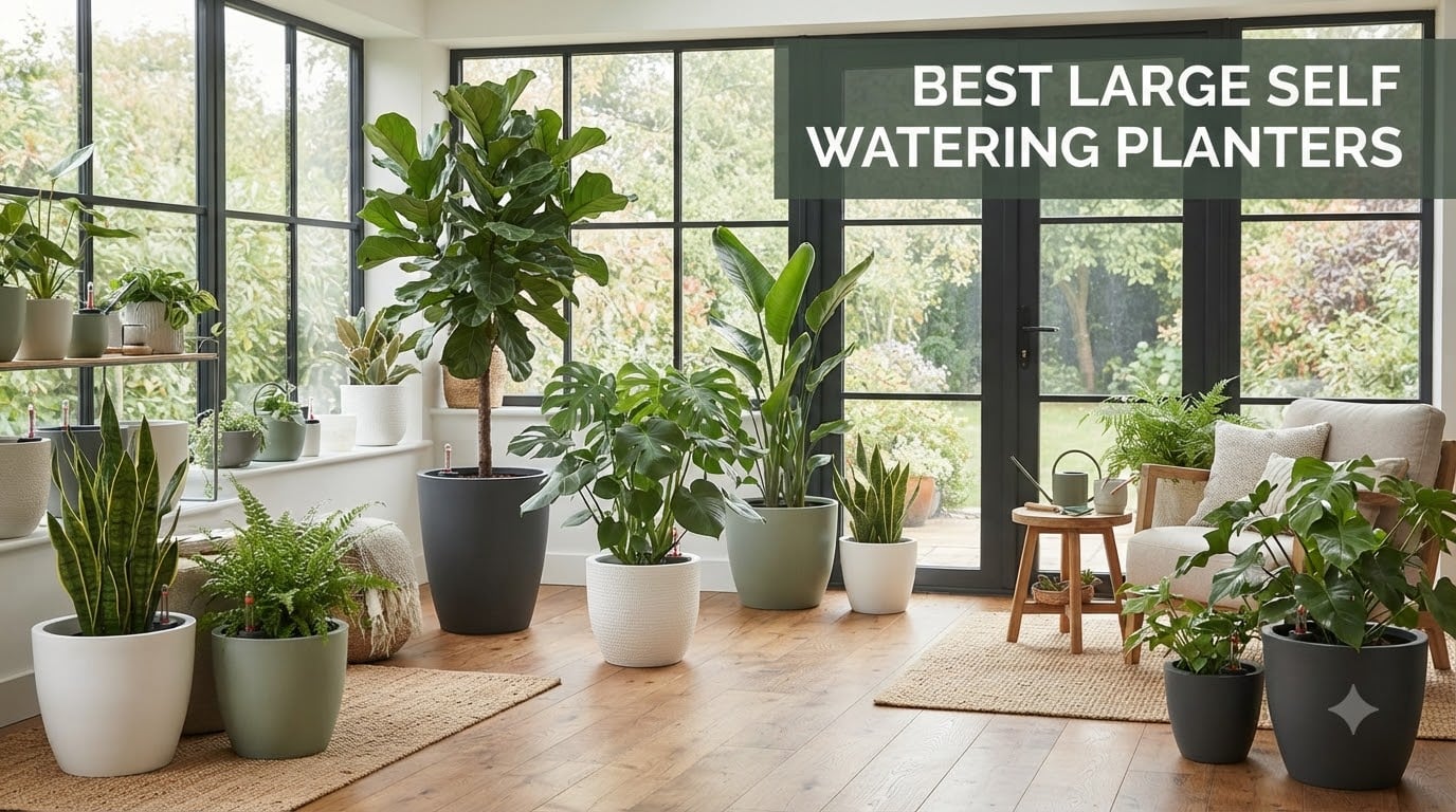 best large self watering planters