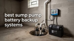 best sump pump battery backup systems