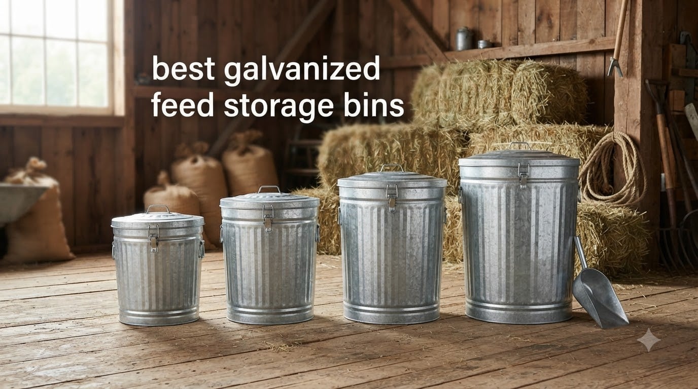 best galvanized feed storage bins