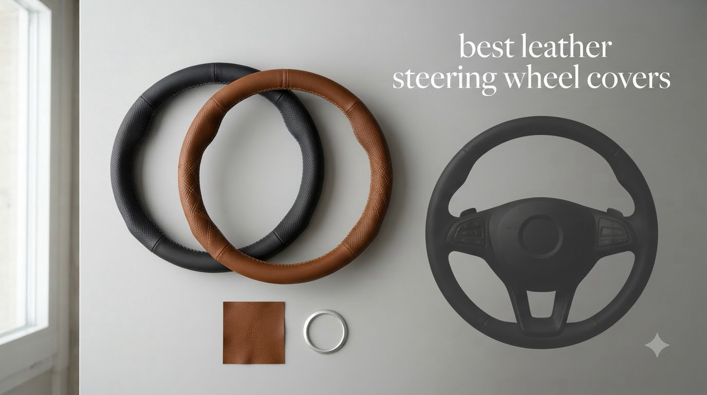 best leather steering wheel covers