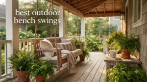 best outdoor bench swings