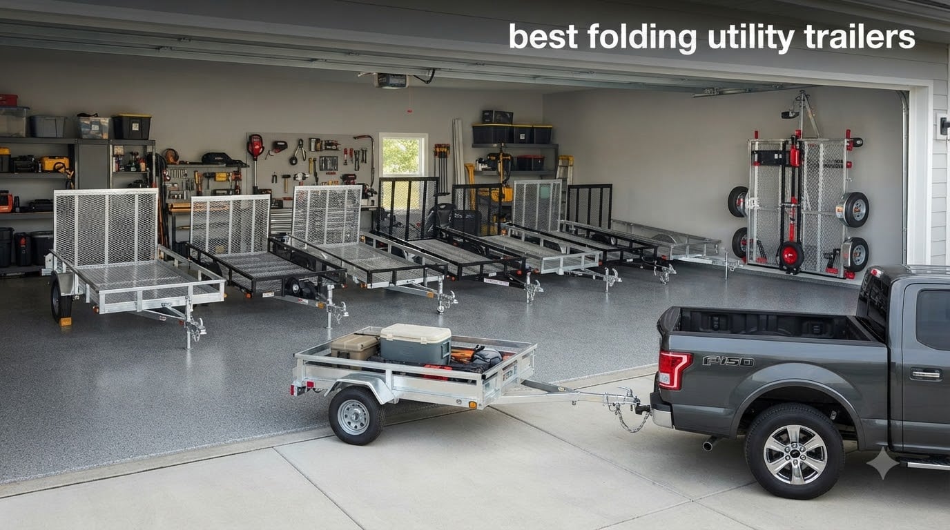 best folding utility trailers