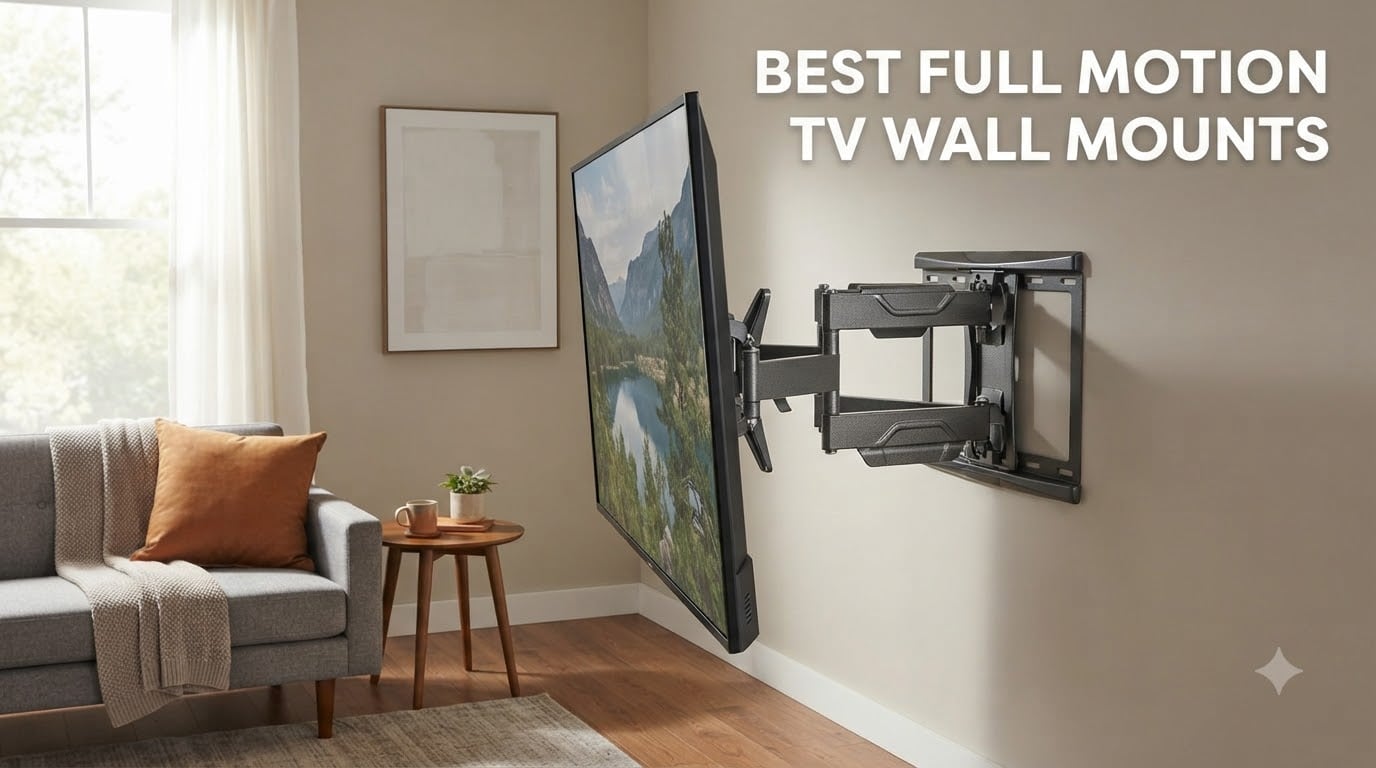 best full motion tv wall mounts
