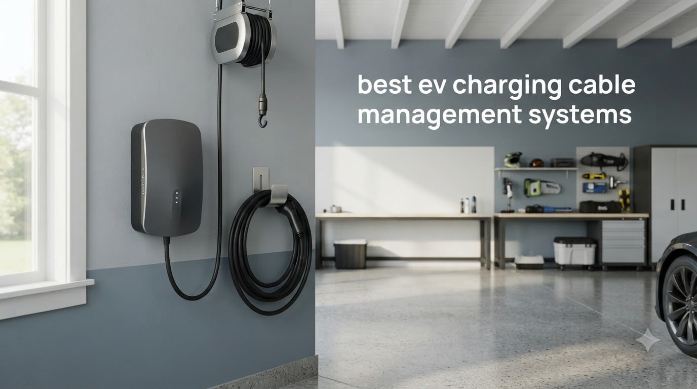 best ev charging cable management systems