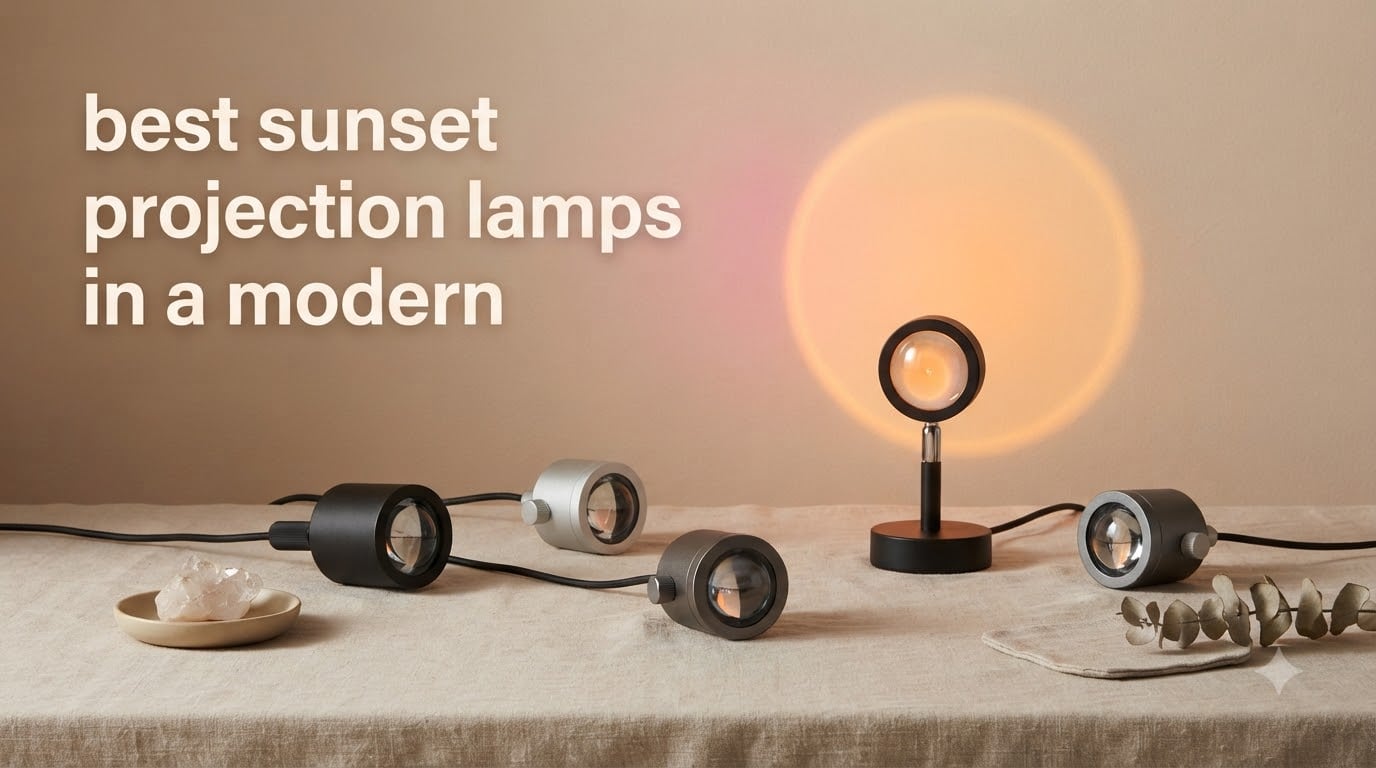 best sunset projection lamps
