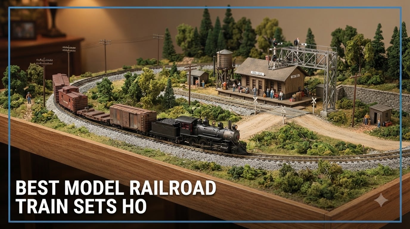 best model railroad train sets ho