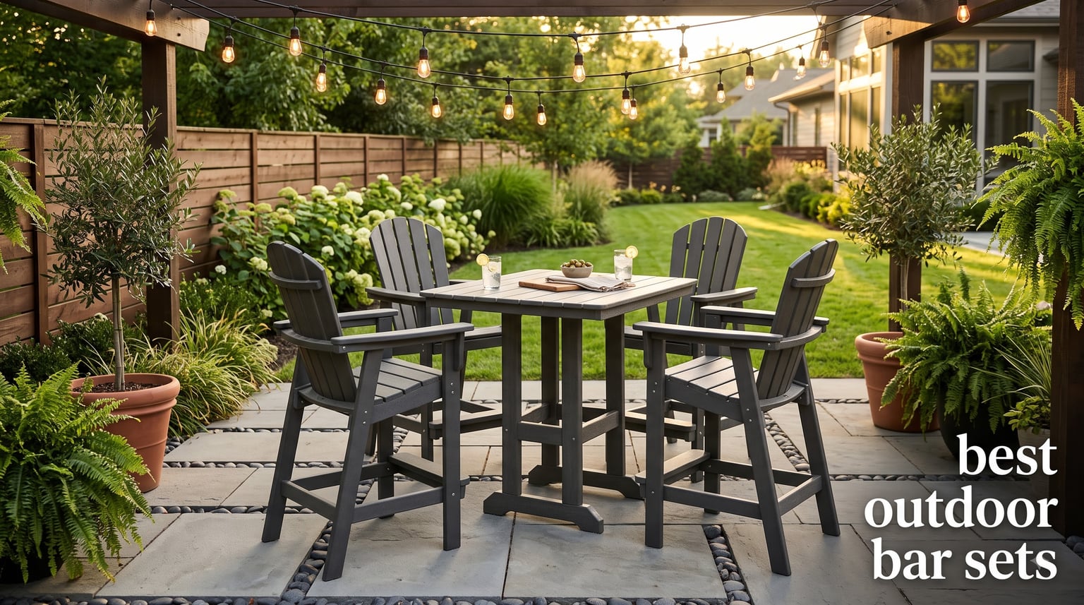 best outdoor bar sets